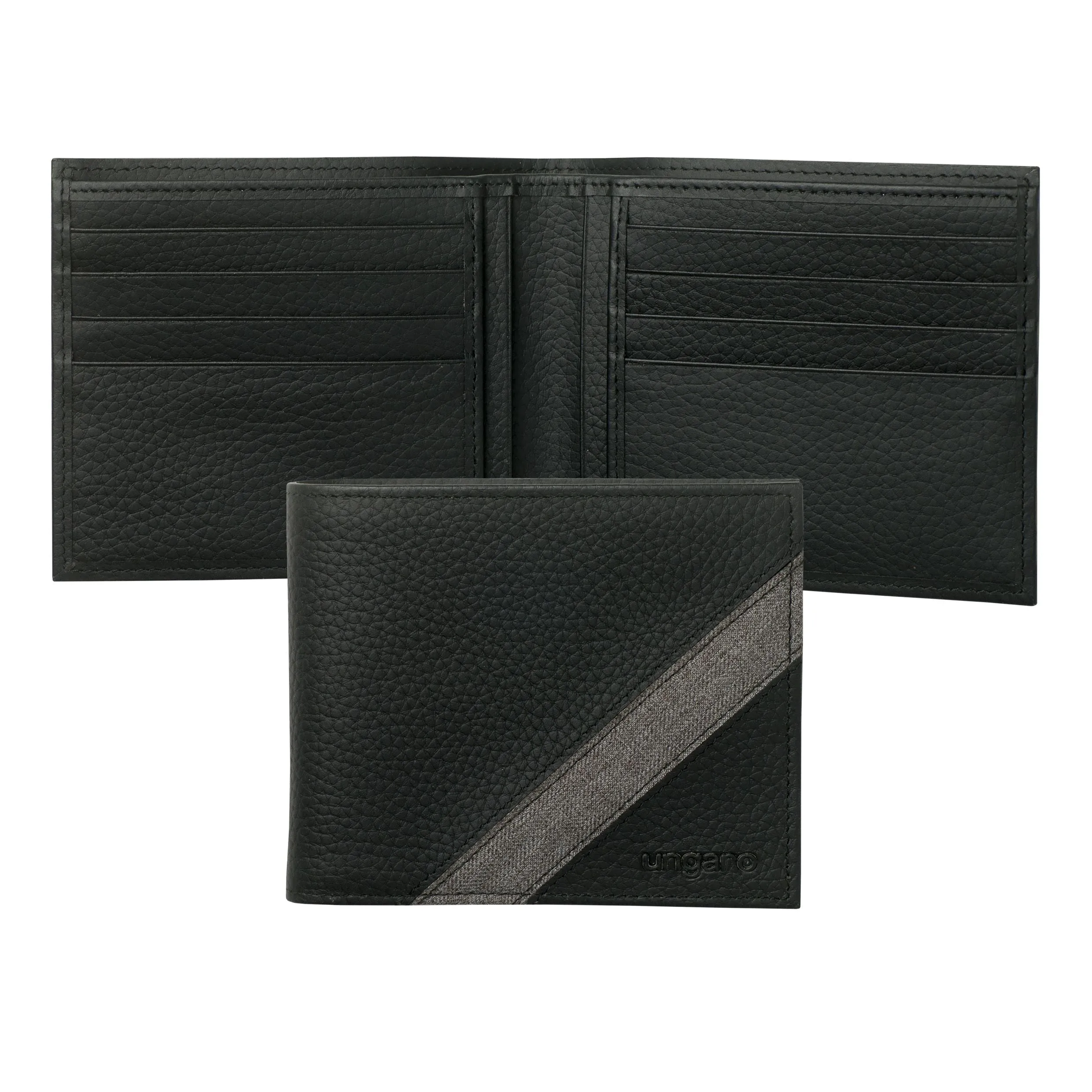 Ungaro UPRW817A-Set Alesso Black (rollerball pen & wallet)