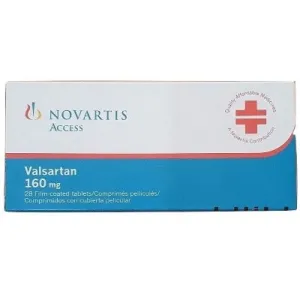 Valsartan 160mg by 28 Tablet treatment of hypertension