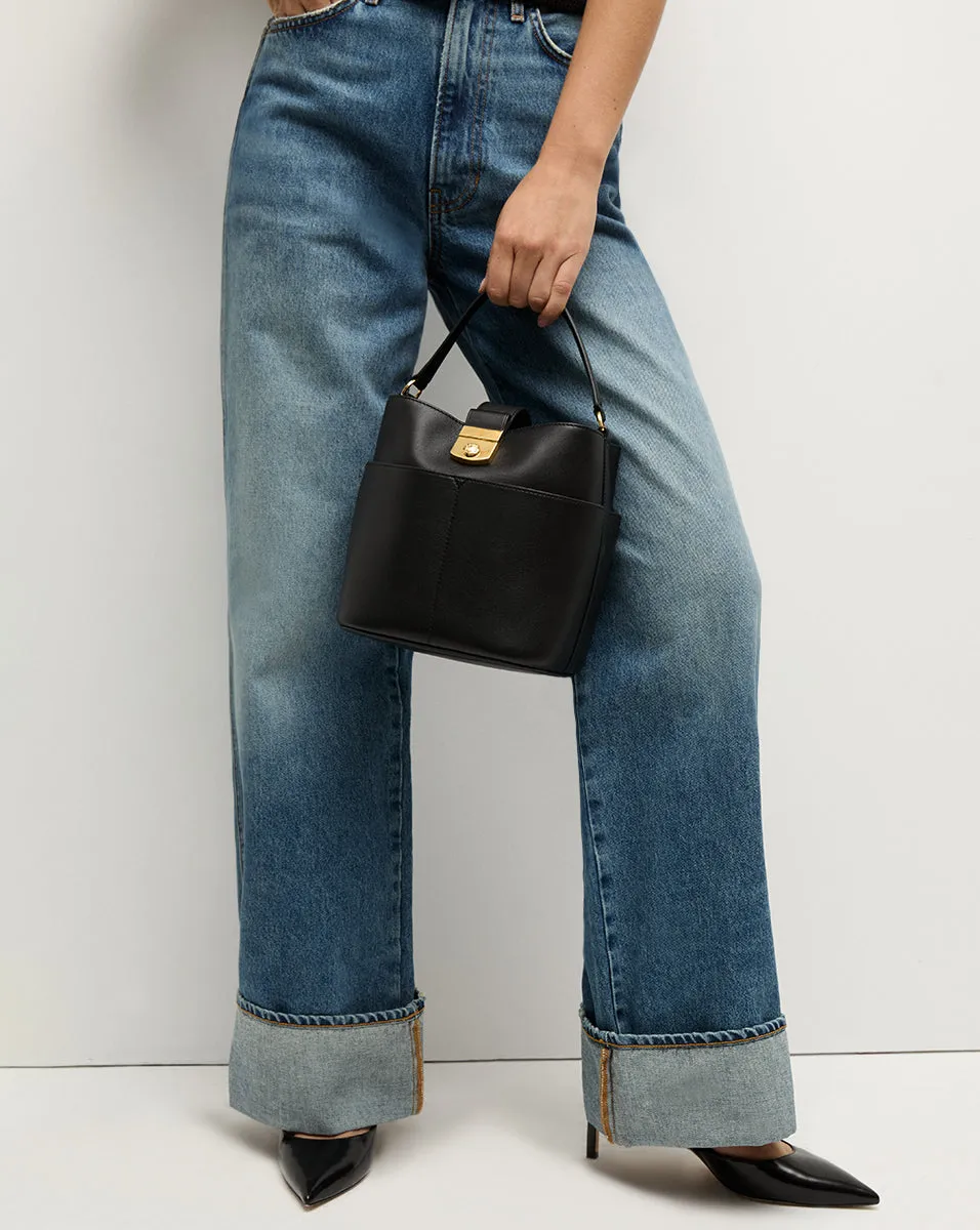 Veronica Beard The Crest Lock Bucket Bag (More Colors)