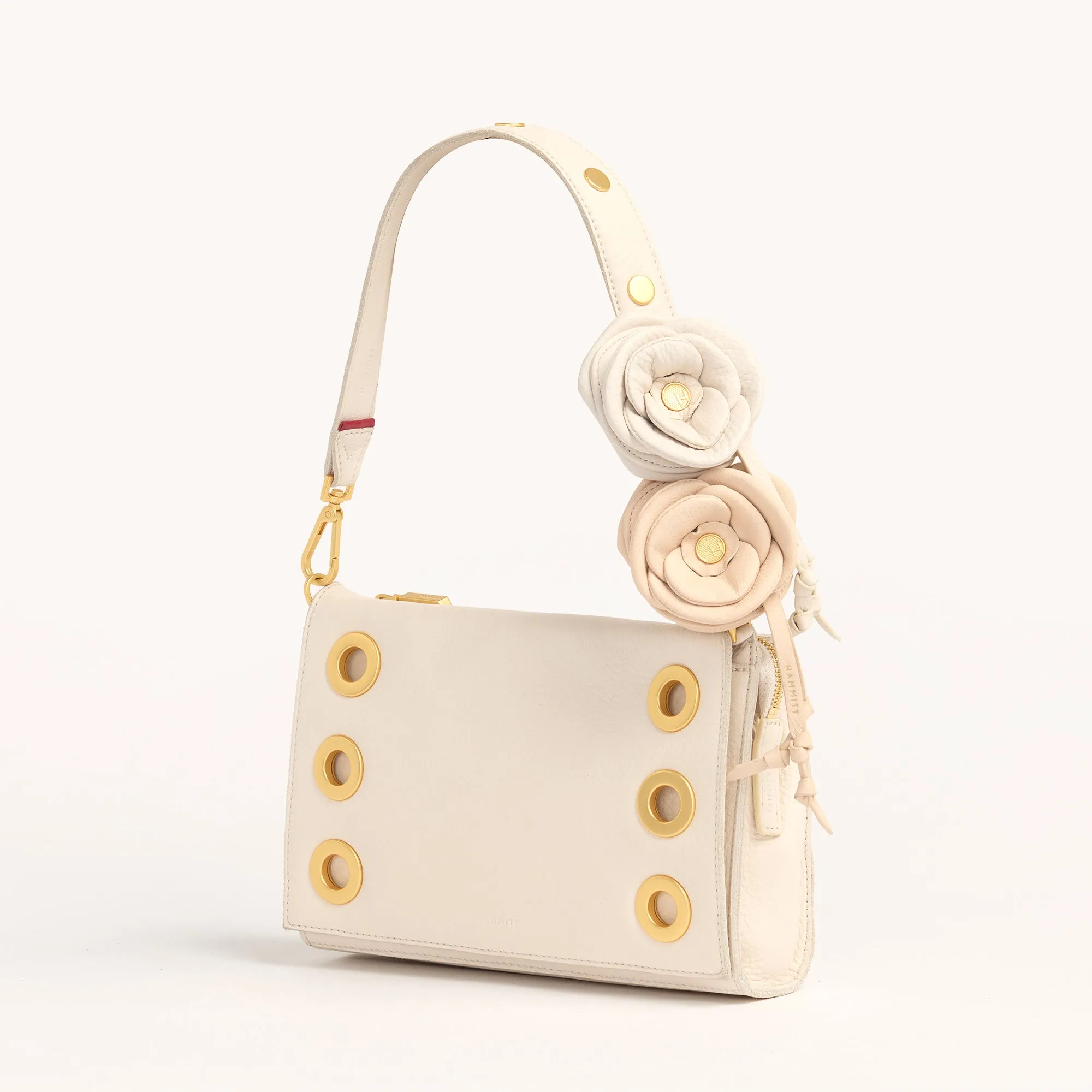 Vince Floral Charm | Calla Lily White/Brushed Gold