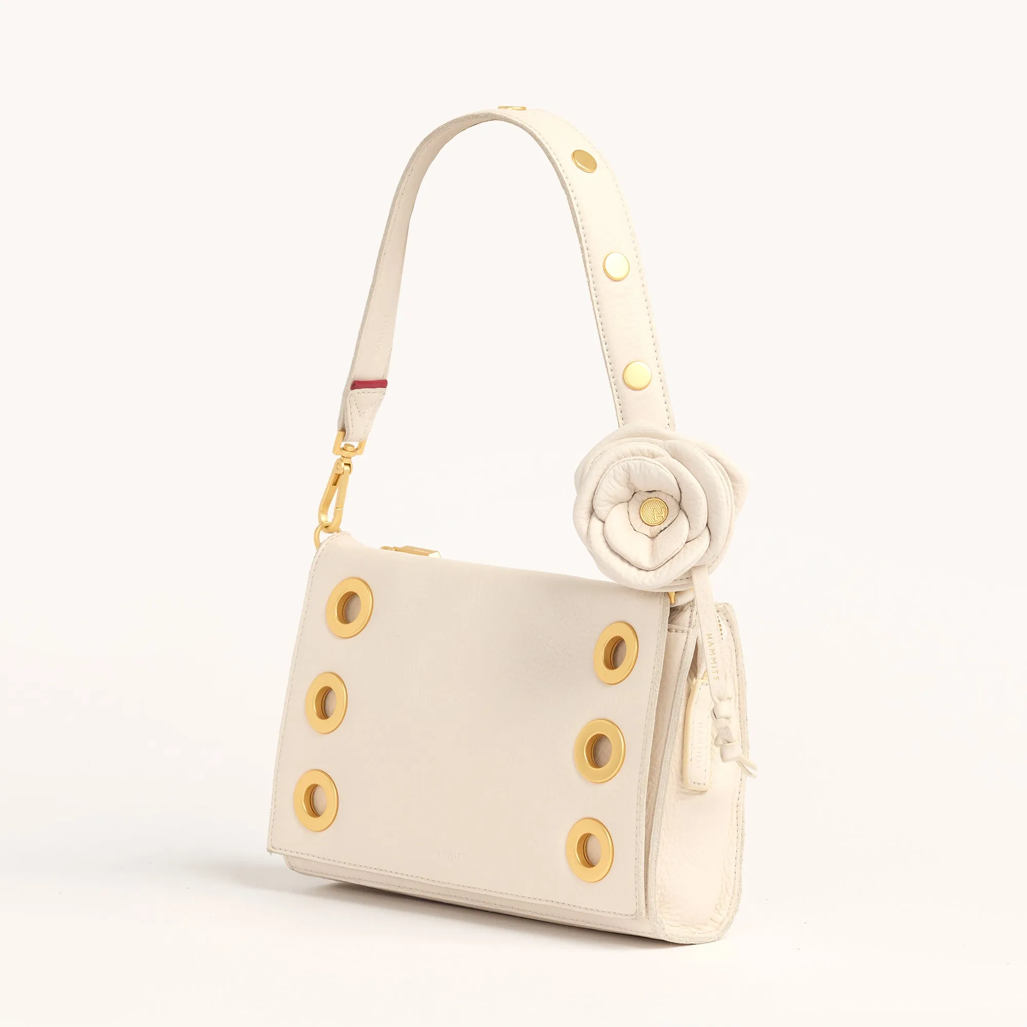 Vince Floral Charm | Calla Lily White/Brushed Gold