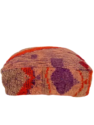 Vintage Beni M'Guild Pouf - Diamond Stripe