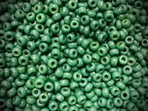 Vintage Venetian Seed Beads - 6/0 - Pine Green