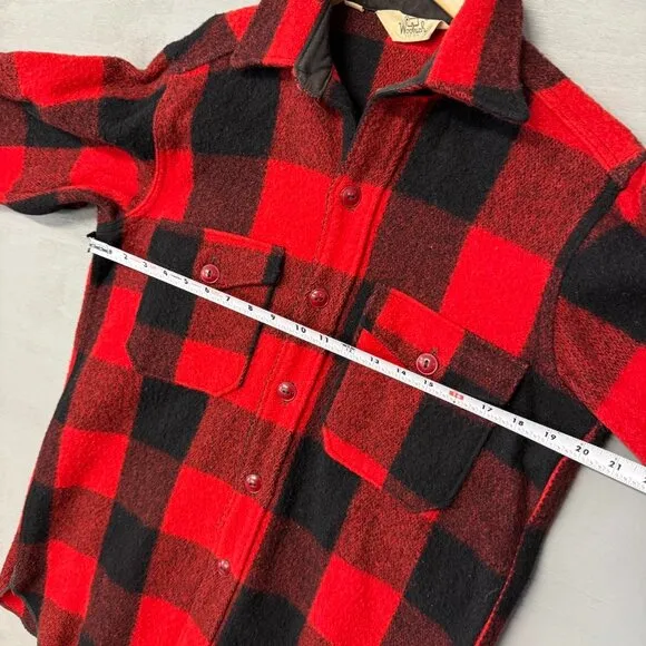 Vintage‎ Woolrich Women’s Plaid Flannel Shacket Button Up Size 15
