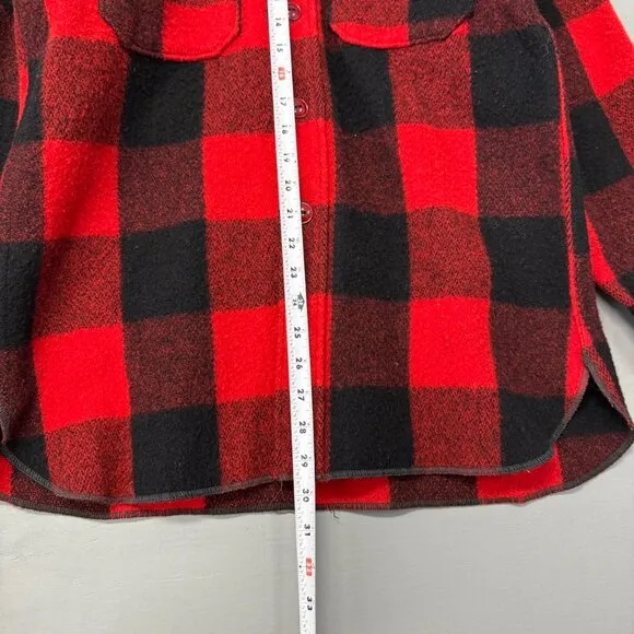 Vintage‎ Woolrich Women’s Plaid Flannel Shacket Button Up Size 15