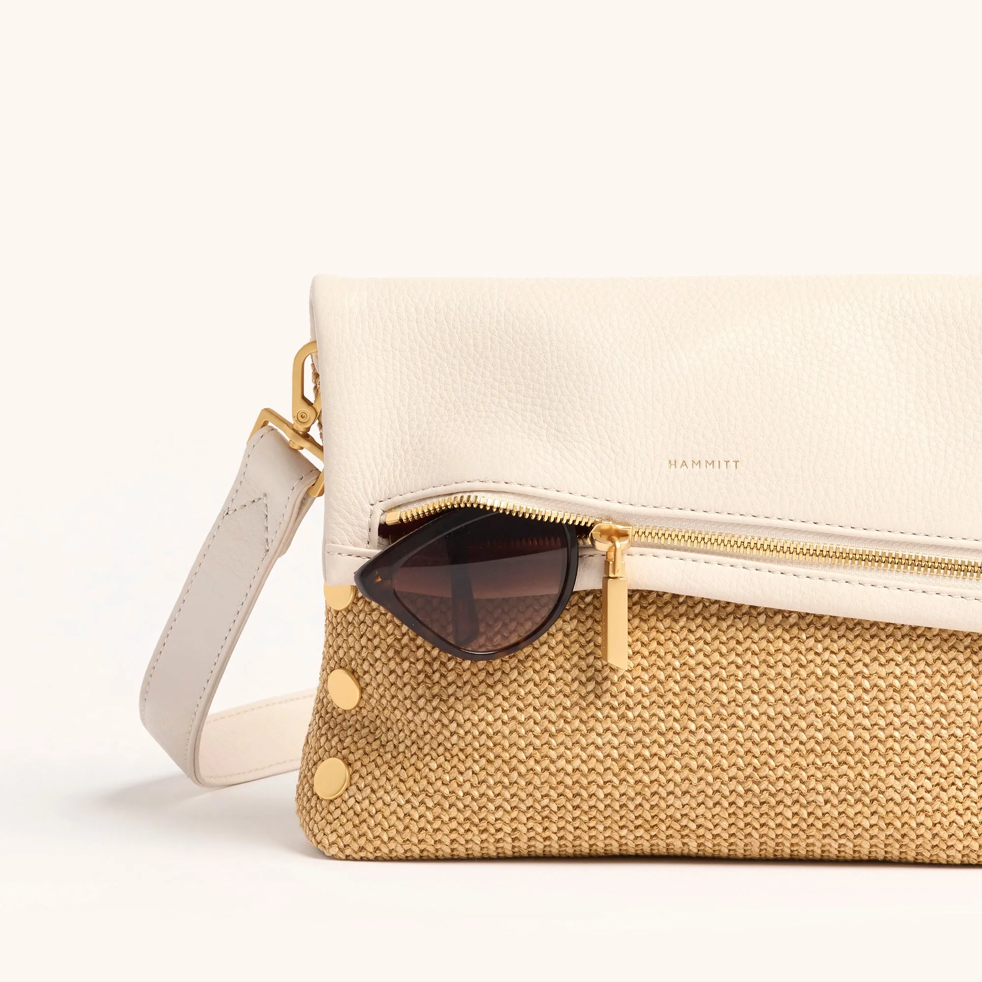 VIP | Calla Lily White Raffia/Brushed Gold | Med