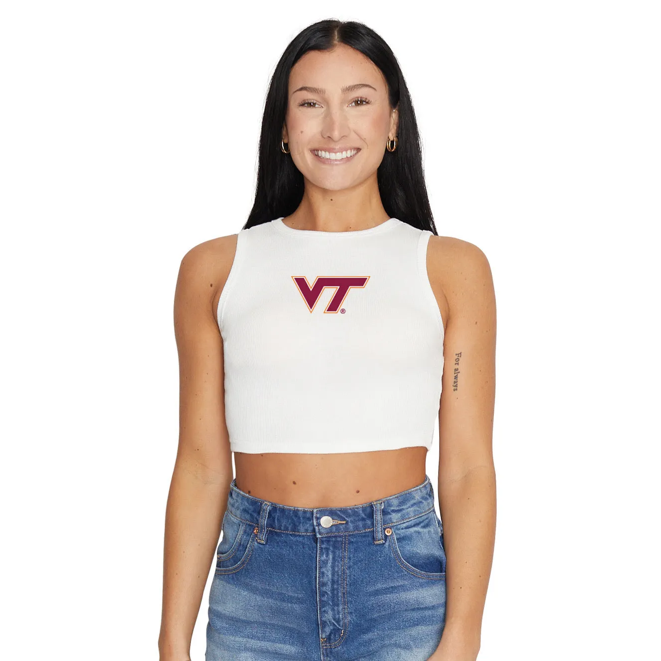 Virginia Tech Touchdown Ribbed Tank