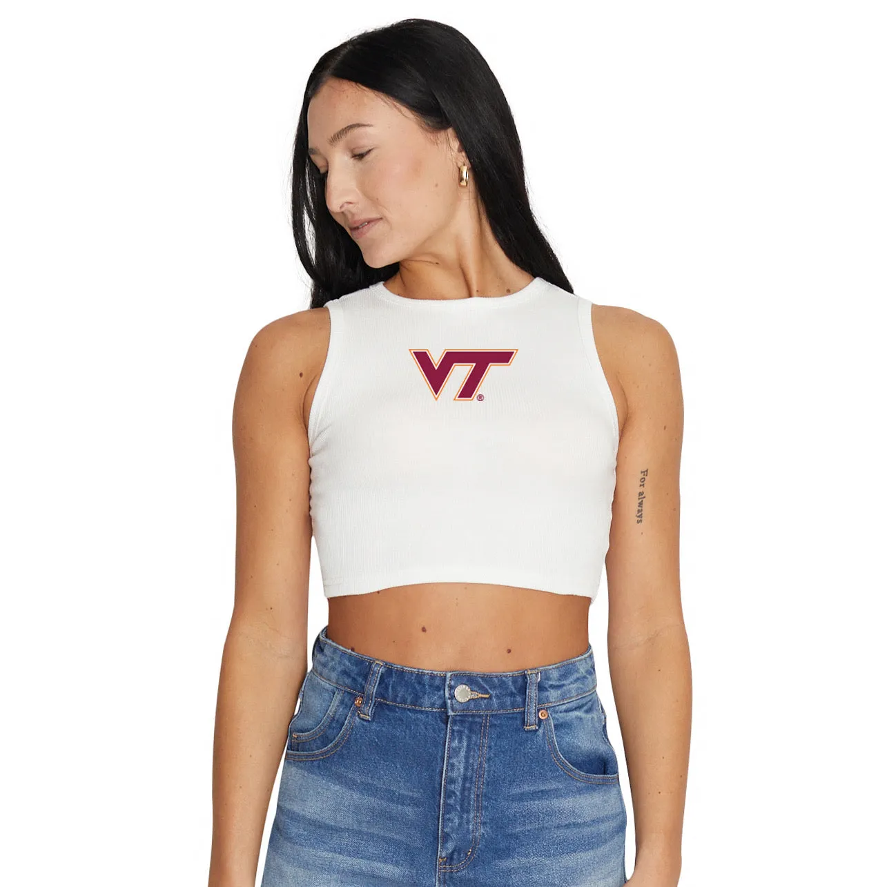 Virginia Tech Touchdown Ribbed Tank