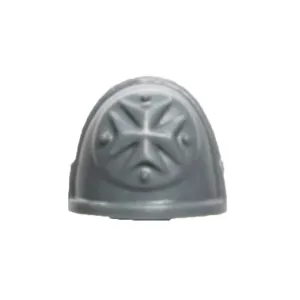 Warhammer 40K Games Workshop Black Templars Chapter Upgrade Shoulder Pad D
