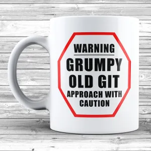 Warning Grumpy Old Git Mug