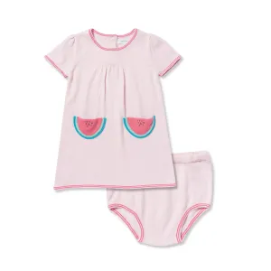 Watermelon Dress   Bloomer Set