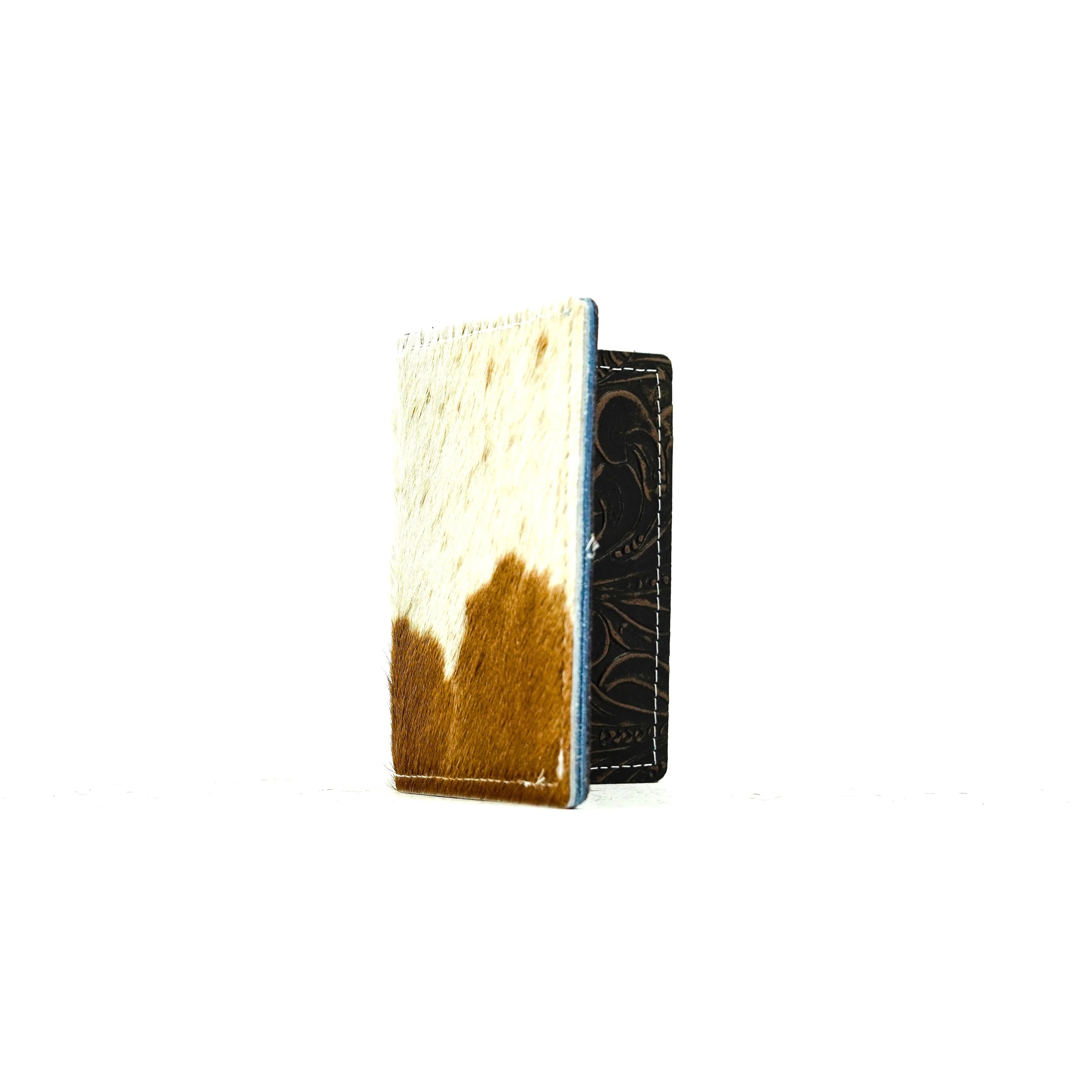 Waylon Wallet - Chocolate & White w/ Dallas Tool