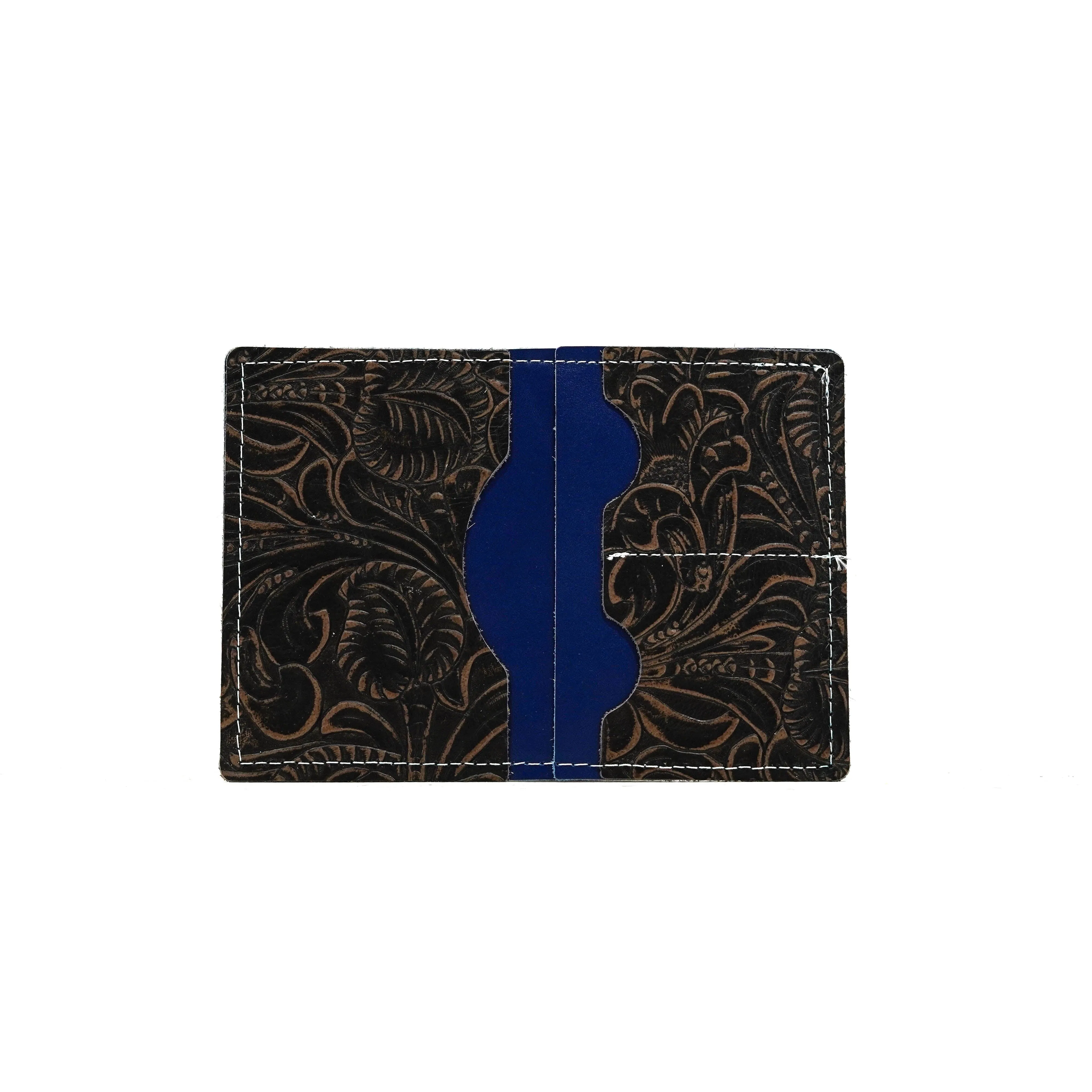 Waylon Wallet - Chocolate & White w/ Dallas Tool