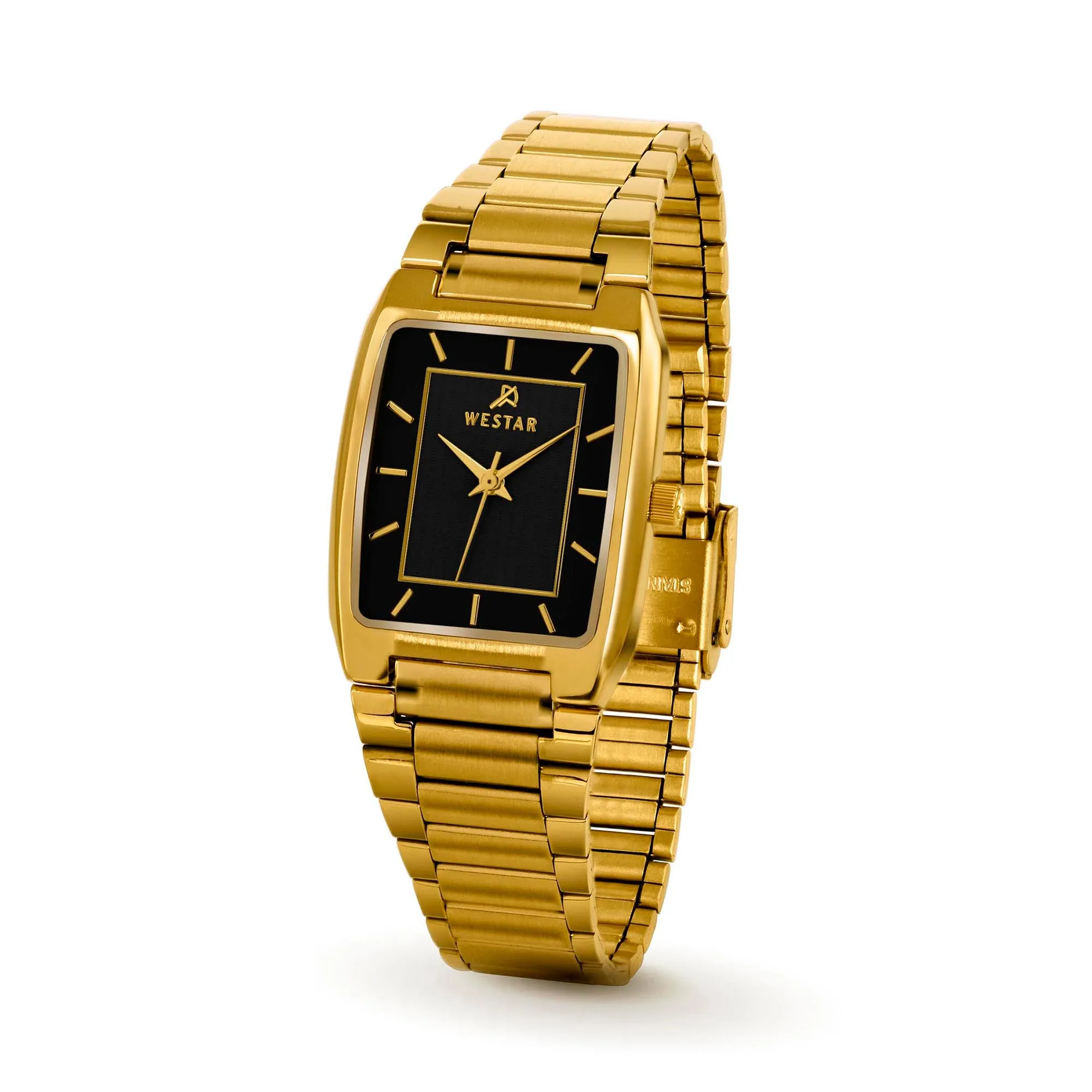 Westar Black Dial Gents Executive Watch - 7704GPN903