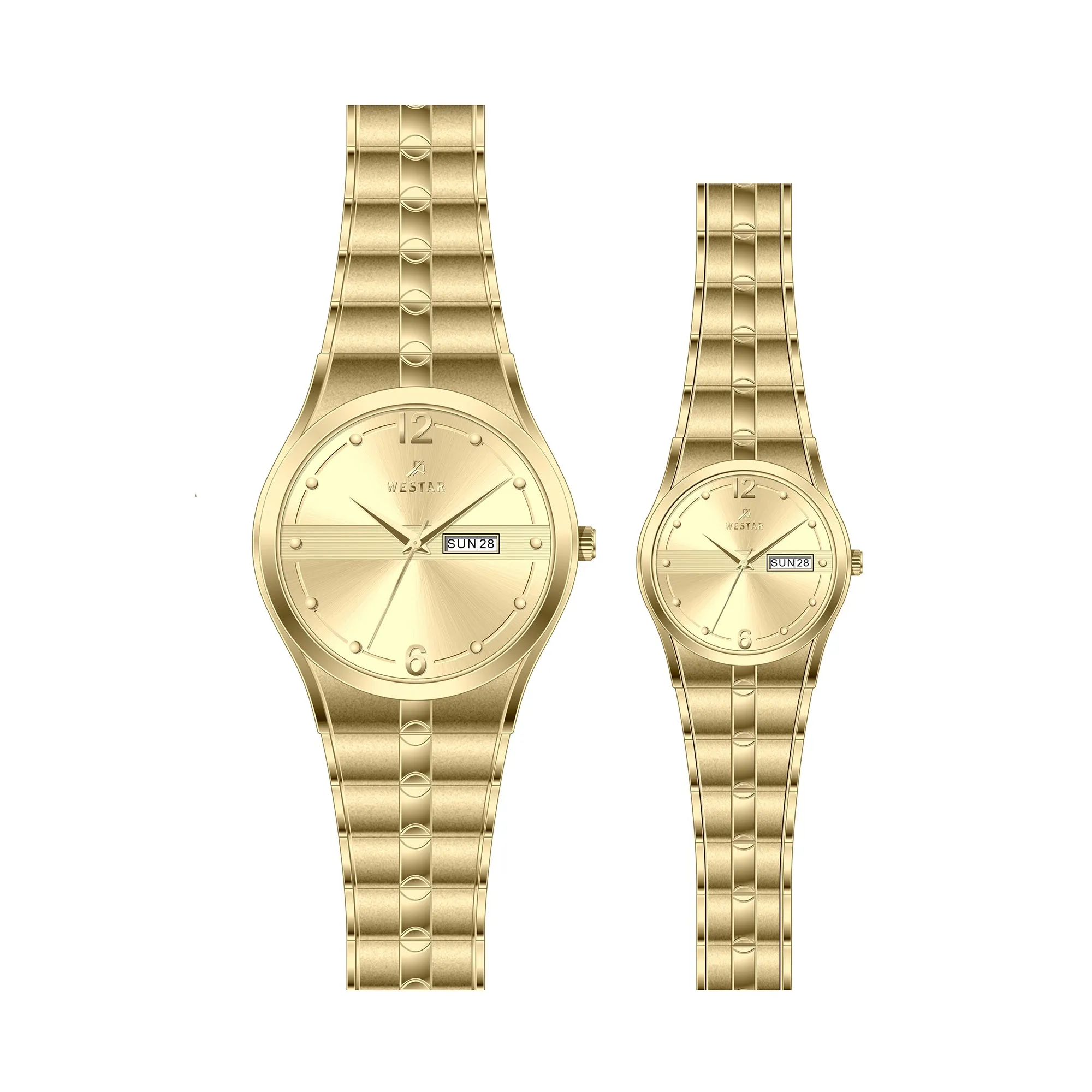 Westar Couple Watch EX7611GPN108 & EX6611GPN108