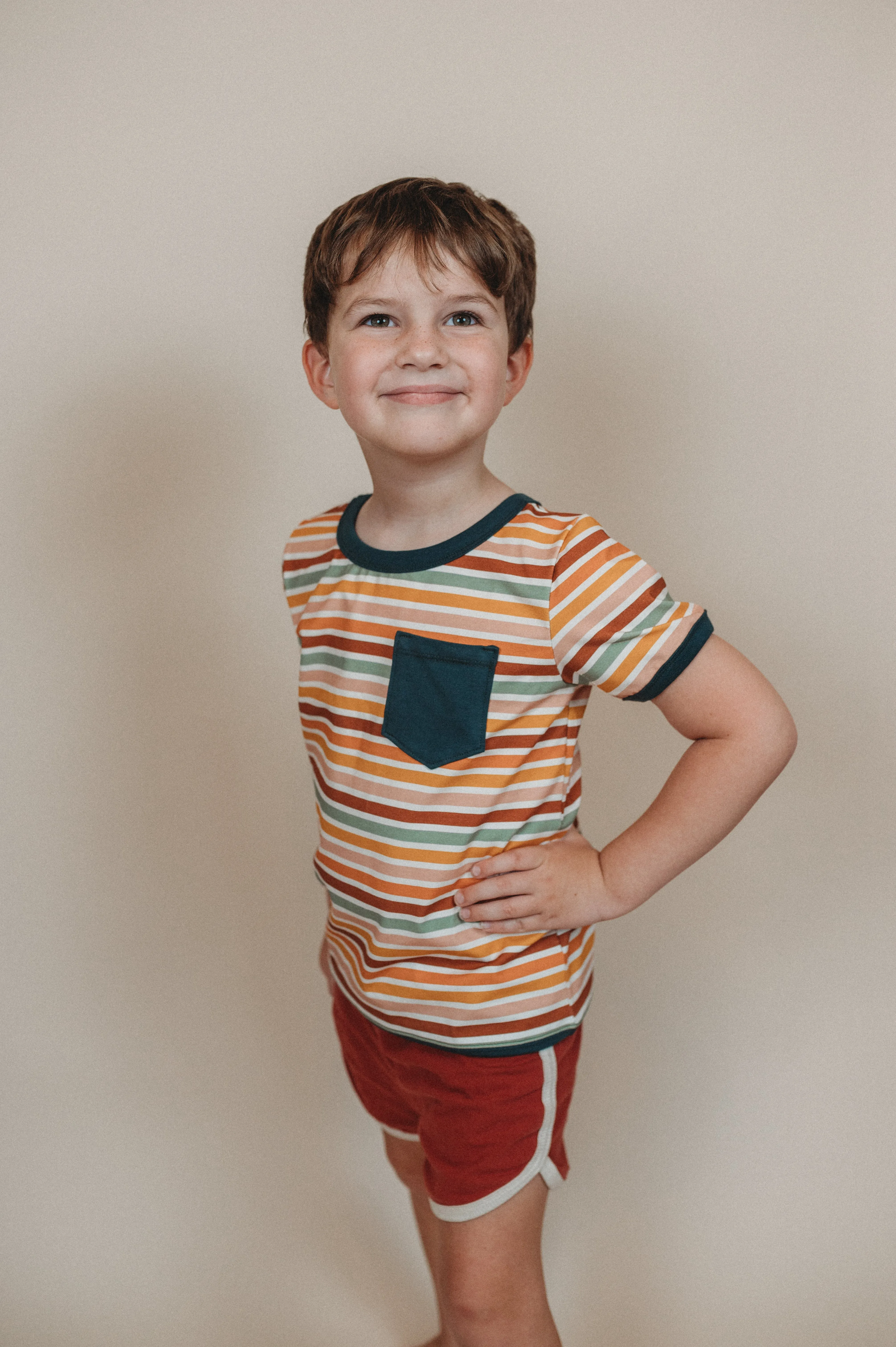 Willamette Organic Cotton Kids Short Sleeve Chest Pocket Tee