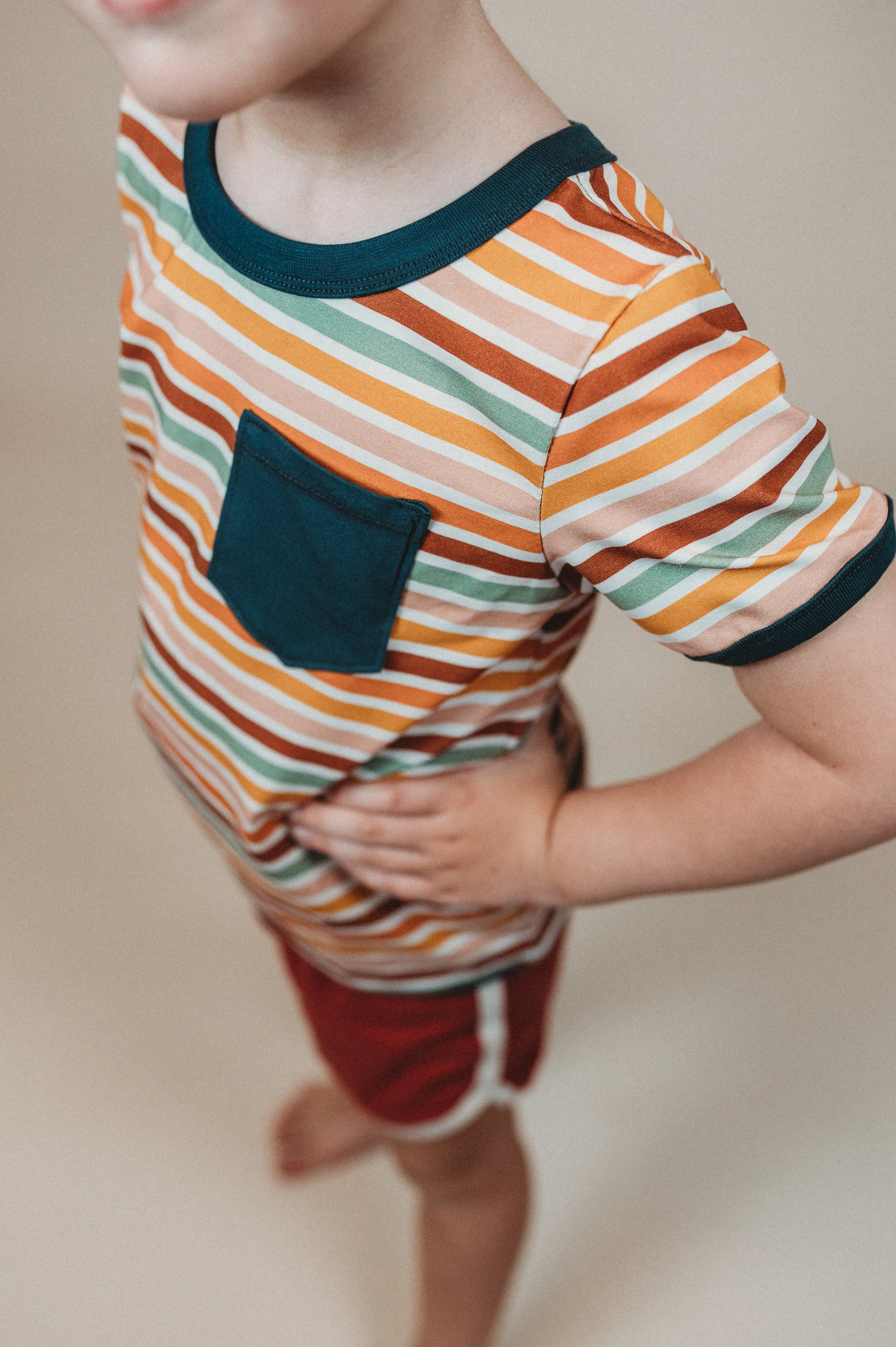 Willamette Organic Cotton Kids Short Sleeve Chest Pocket Tee