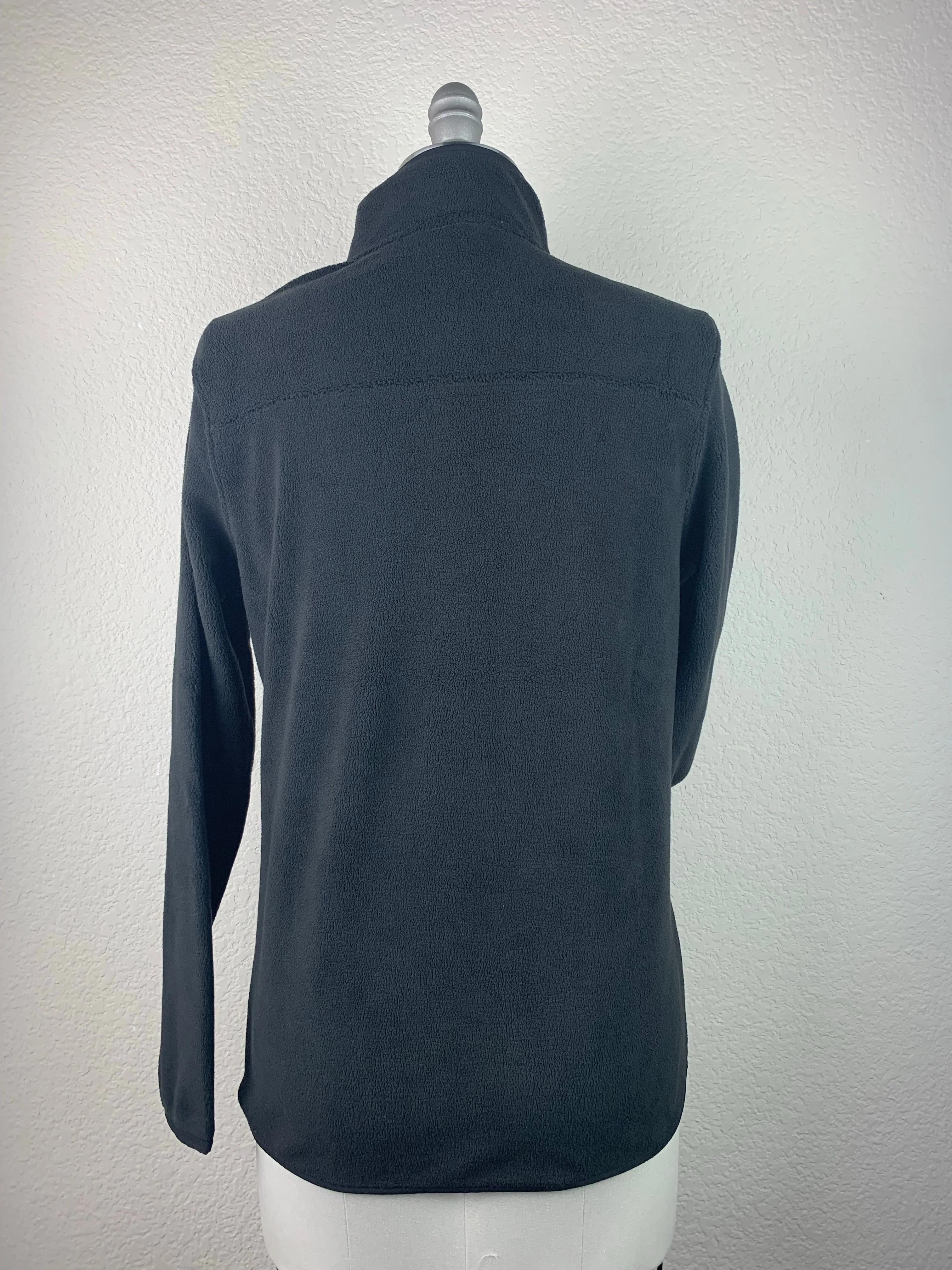 Women's CR Black Fleece Snap Pullover