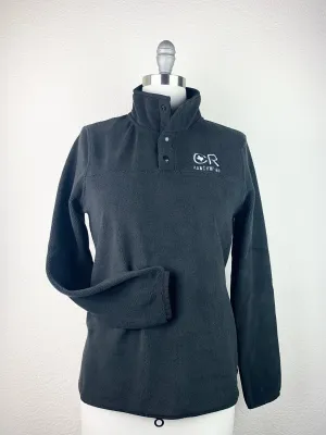 Women's CR Black Fleece Snap Pullover