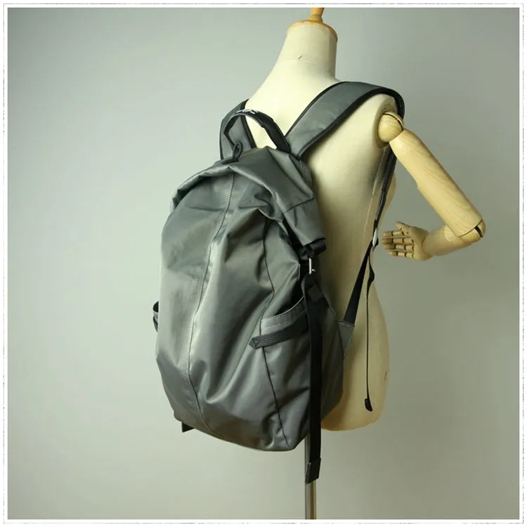 Womens Nylon Large Backpack Bag Pink Nylon Travel Backpack School Rucksack for Ladies