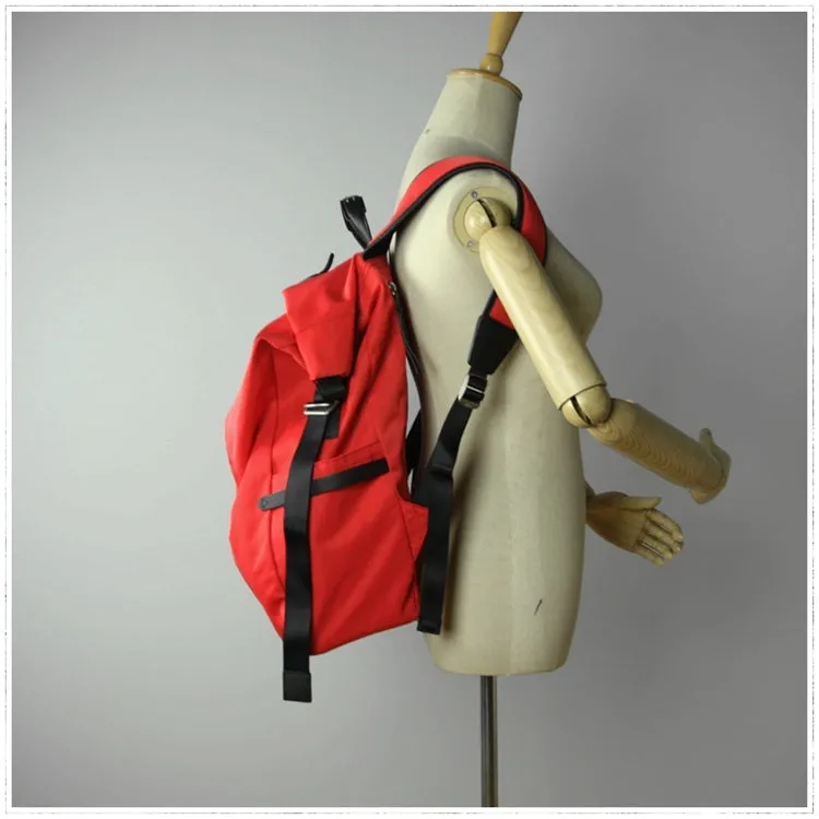 Womens Nylon Large Backpack Bag Pink Nylon Travel Backpack School Rucksack for Ladies