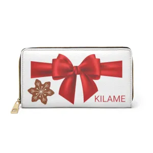 Zipper Wallet 'Feliz Navidad'